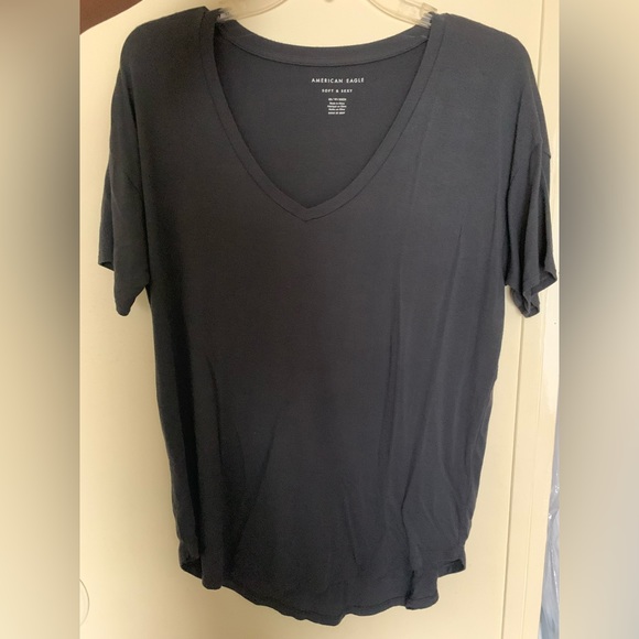 xs grey flowy tee - Picture 1 of 1